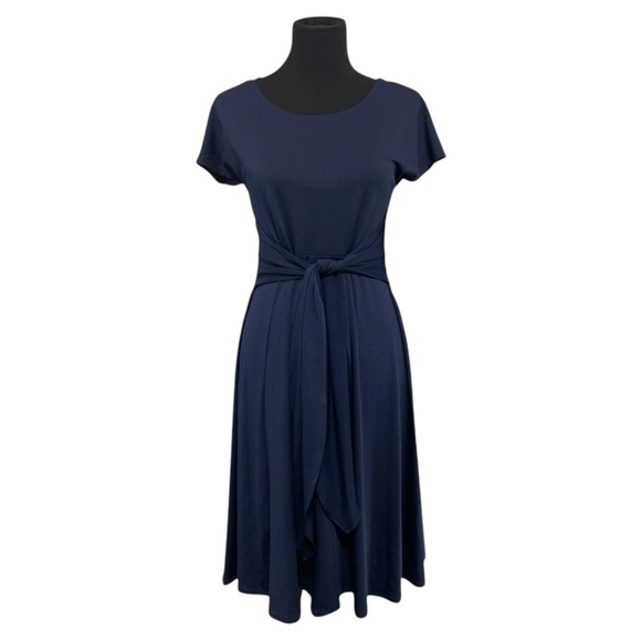 Dresses & Skirts - Blue A-Line Midi Dress NWT